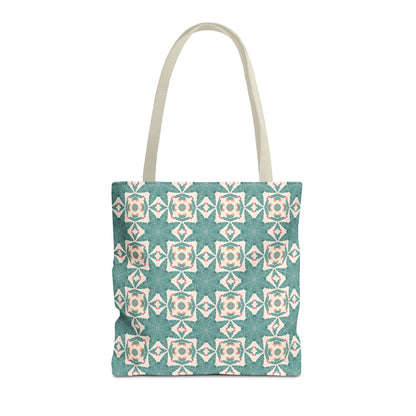 Desert Cactus Star Tile Tote Bag - Carry Southwest Charm Wherever You Go! Available in 3 sizes.