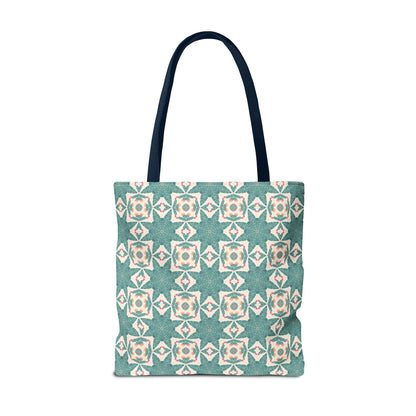 Desert Cactus Star Tile Tote Bag - Carry Southwest Charm Wherever You Go! Available in 3 sizes.