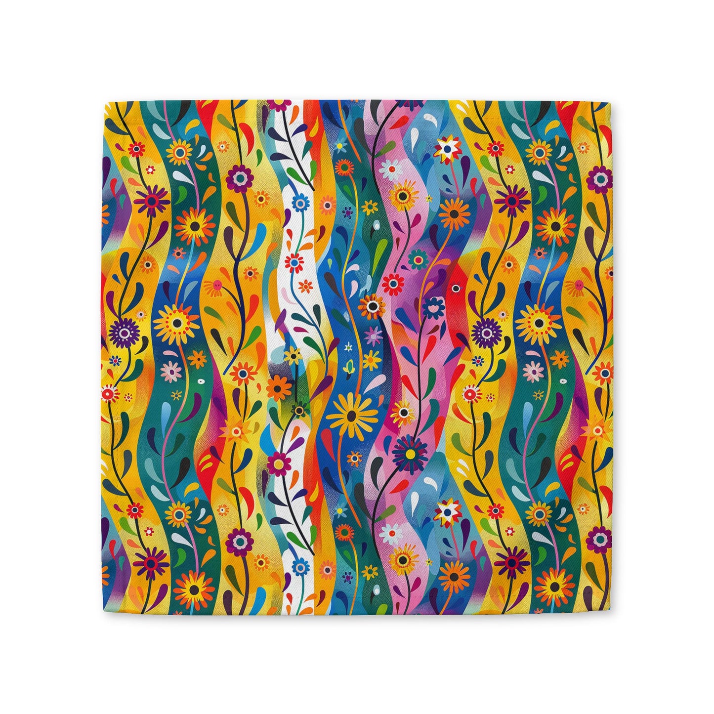 Floral Rhythms cotton twill napkin