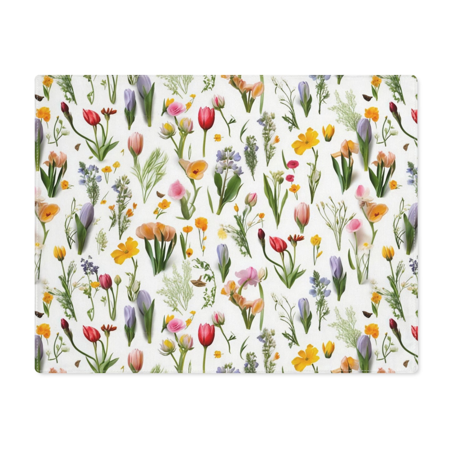 Spring Floral Placemat - 18" x 14".