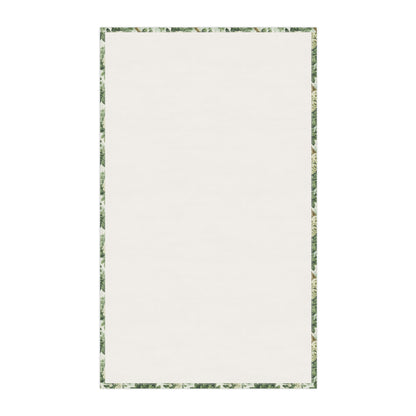 Vintage Green Hydrangea Kitchen Towel - Cotton Twill - 18" x 30"