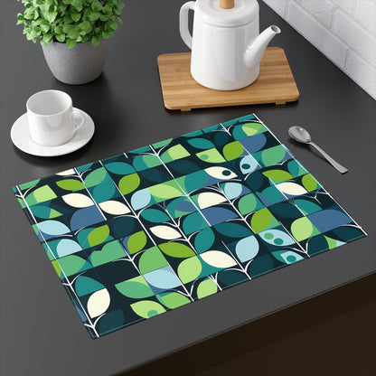 1960s Groovy Mod Placemat - 18" x 14".