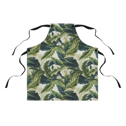 Island Green Ferns Adult Apron