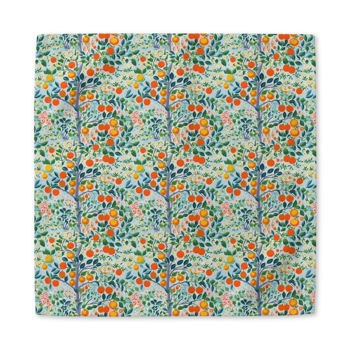 Modern Citrus Tree cotton twill napkin