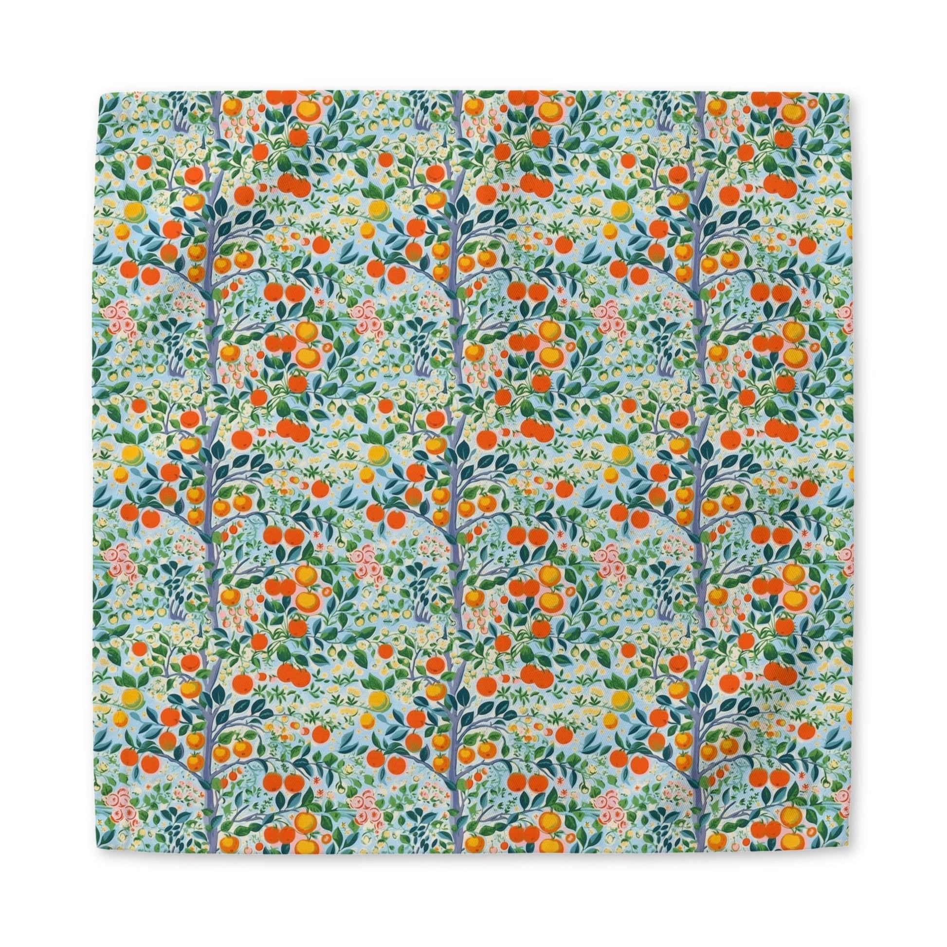 Modern Citrus Tree cotton twill napkin