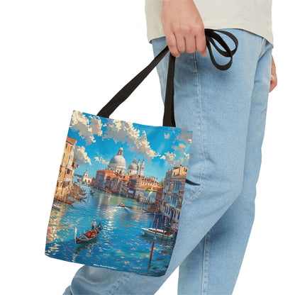 Venetian Grand Canal Tote Bag - Sail Through Venice - Carry the Magic Wherever You Go! Available in 3 sizes.