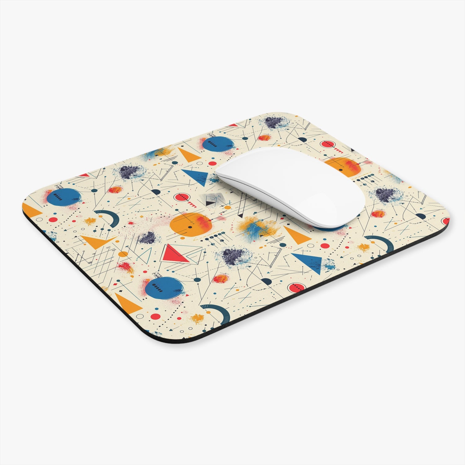 Geometric Harmony Mouse Pad - Navigate with Precision - Where Style Meets Functionality!