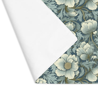Timeless Teal English Garden Placemat - 18" x 14".