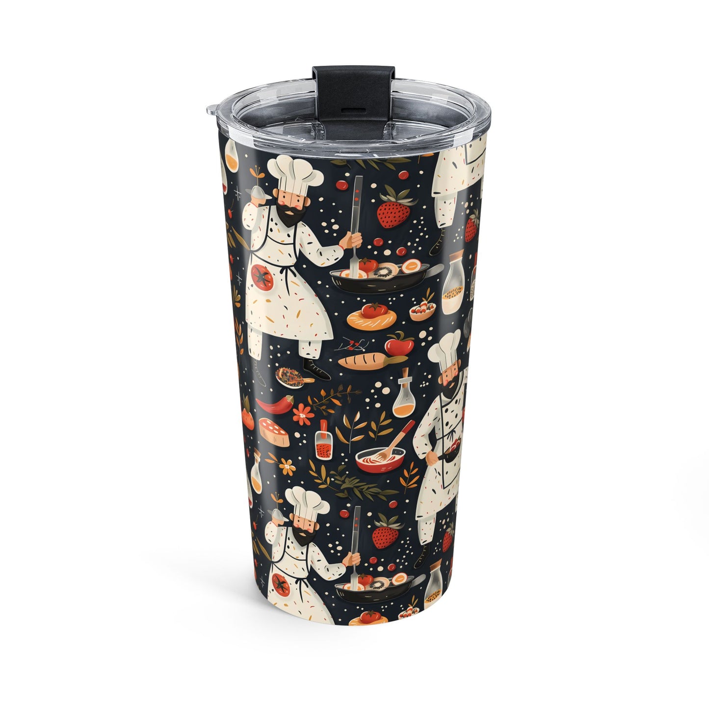 Chef's Delight Insulated Tumbler - 20 oz. Stainless Steel, Glossy Finish