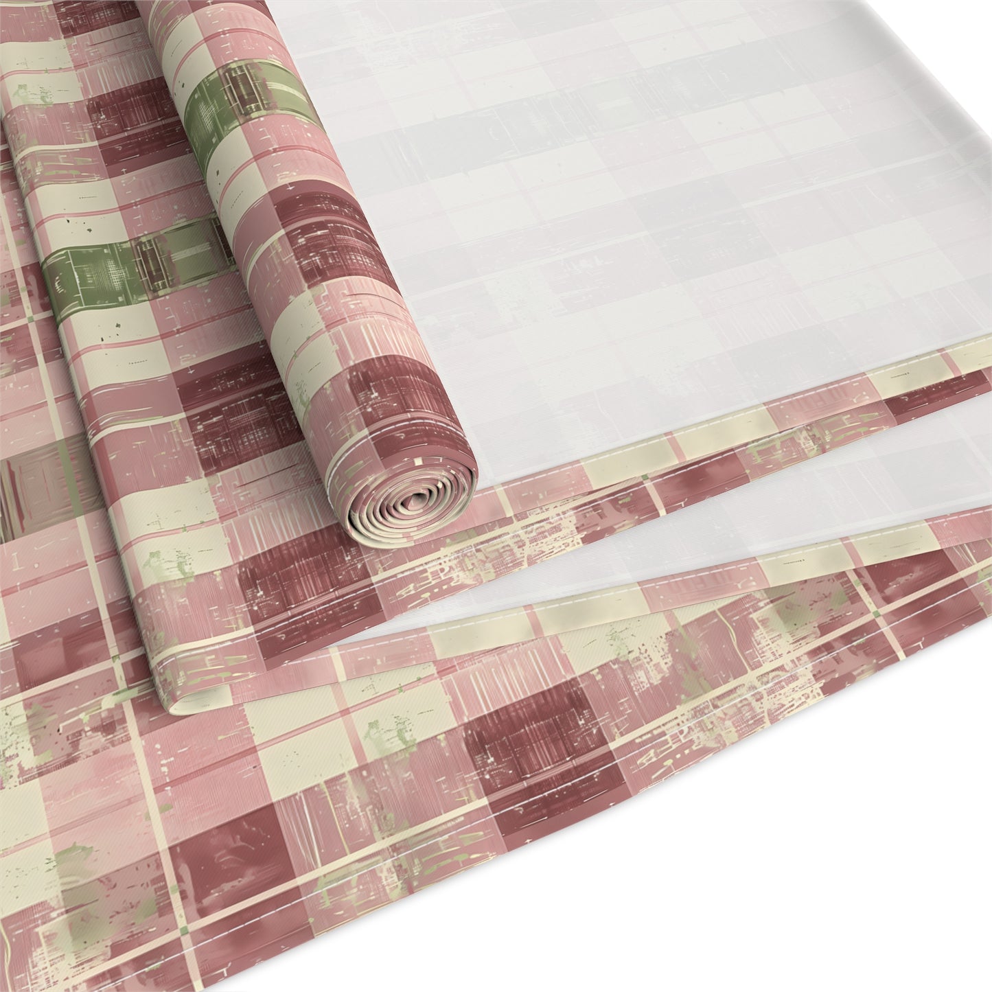 Spring Serenade Plaid Table Runner - Cotton Twill - Available in 2 sizes: 16" x 72" and 16" x 90".
