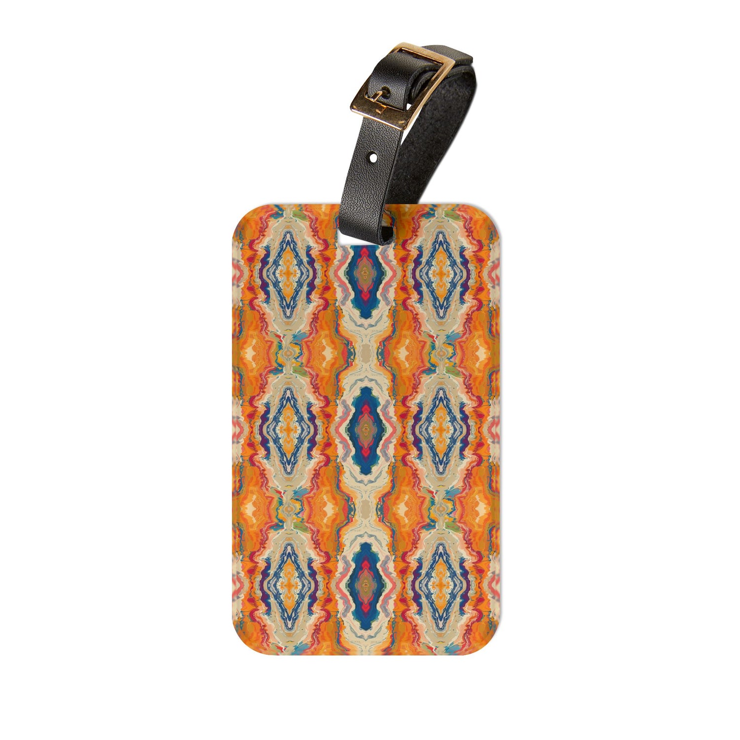 Canyon Mosaic Acrylic Luggage Tag - Travel in Style with the Canyon Mosaic Acrylic Luggage Tag—A Southwest-Inspired Accessory for the Adventurer!