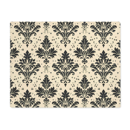 Classic Regency Placemat - Timeless Damask Elegance for Every Setting! Cotton Twill - 18" x 14"