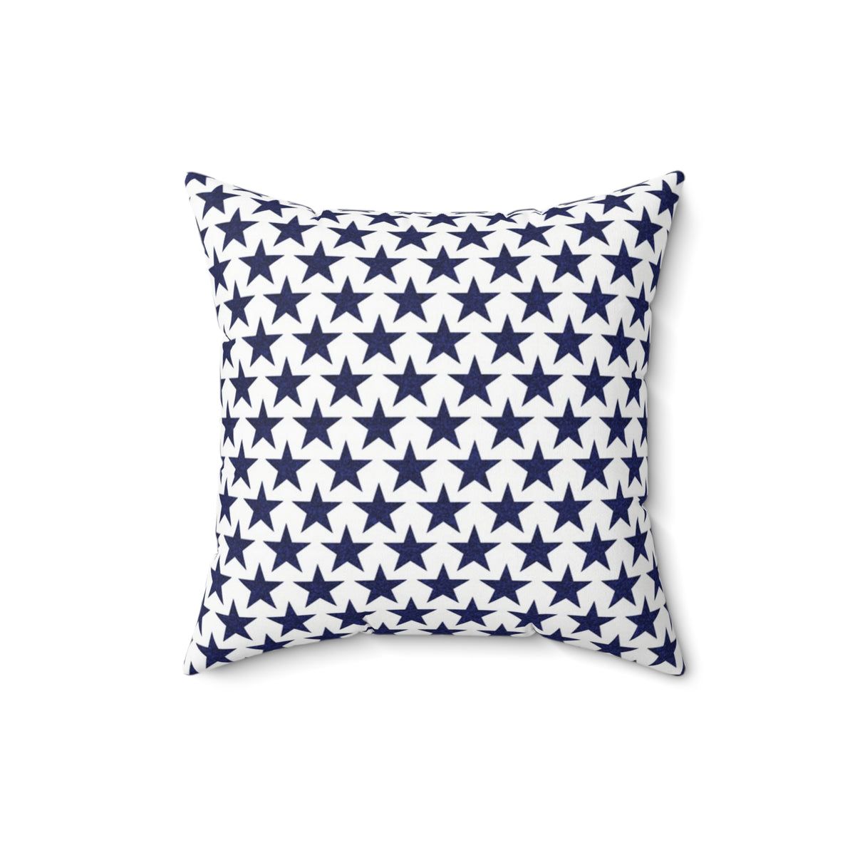 Starry Salute Square Throw Pillow - Spun Polyester - Double-Sided Print - Concealed Zipper - Available in 4 sizes.