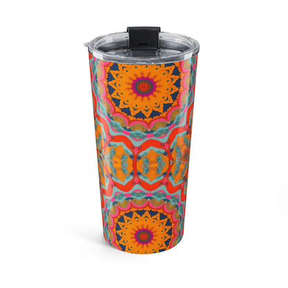 Golden Radiance Insulated Tumbler - 20 oz. Stainless Steel, Glossy Finish