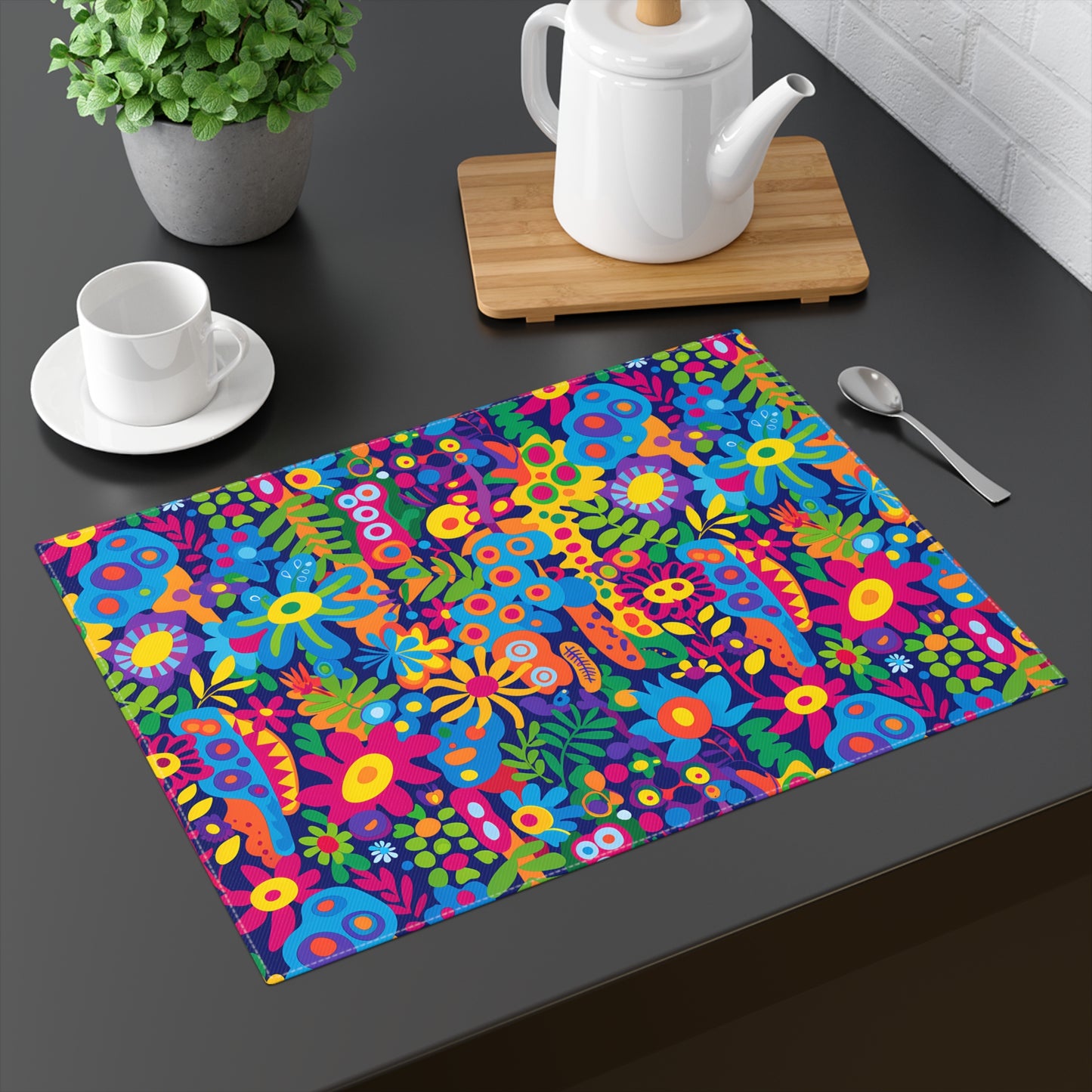 Groovy Garden Placemat - 18" x 14".