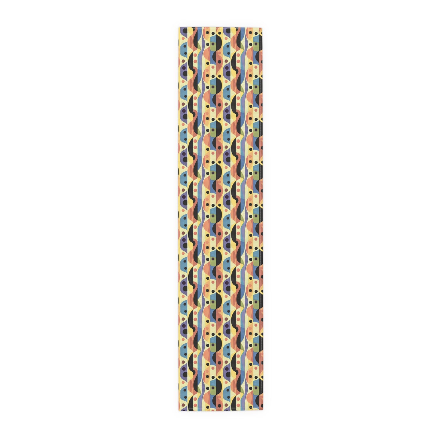 Linear Color Mesa Table Runner - Cotton Twill - Available in 2 sizes: 16" x 72" and 16" x 90".