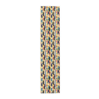 Linear Color Mesa Table Runner - Cotton Twill - Available in 2 sizes: 16" x 72" and 16" x 90".