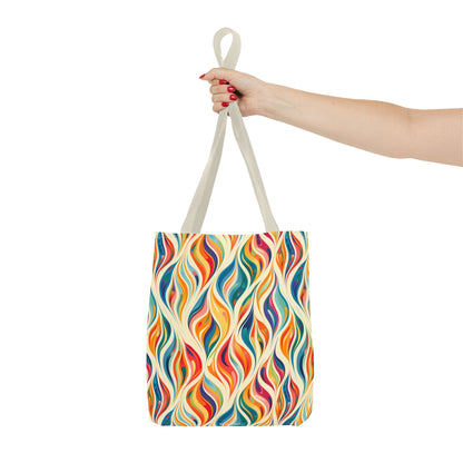Modern Art Flames Tote Bag - Carry Our Modern Art Tote to Set Your Style Ablaze! Available in 3 sizes.
