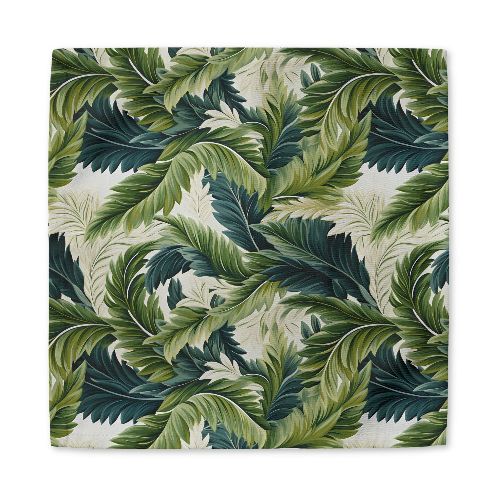 Island Green Ferns cotton twill napkin