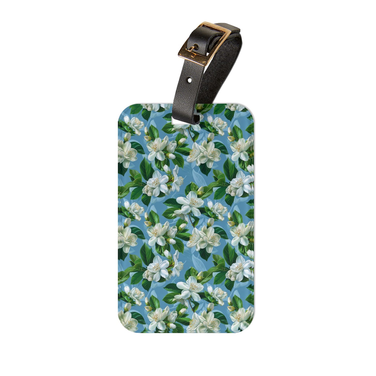 Jasmine Whisper Acrylic Luggage Tag - Travel in Bloom with the Enchanting Jasmine Whisper Acrylic Luggage Tag!
