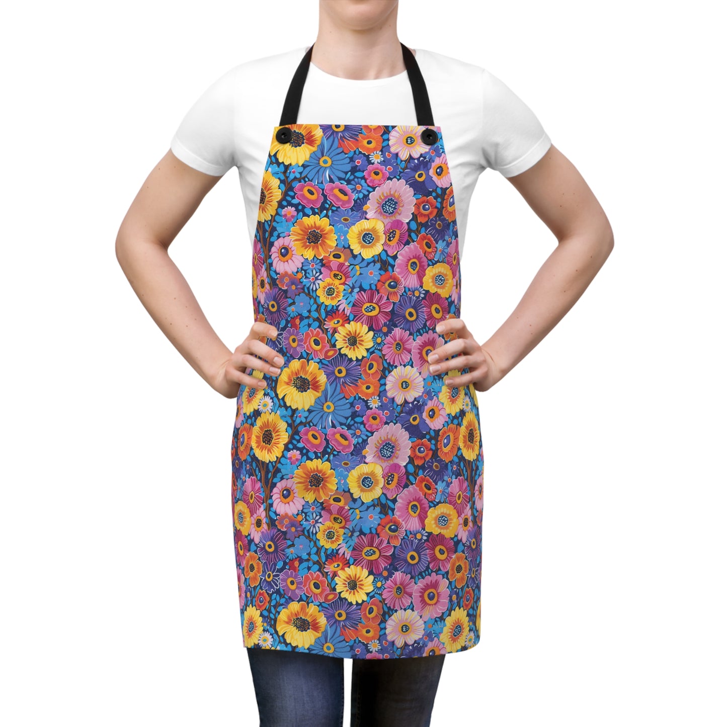Midnight Garden Whimsy Adult Apron