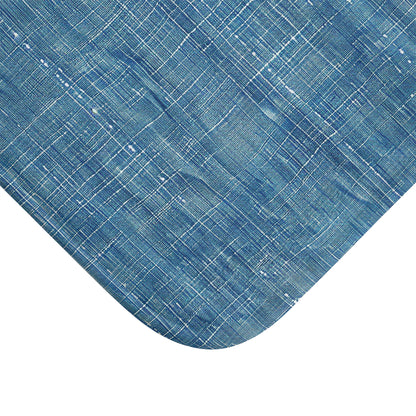 Blue Denim Bath Mat - Step into Comfort and Timeless Denim Charm! Available in 2 sizes.