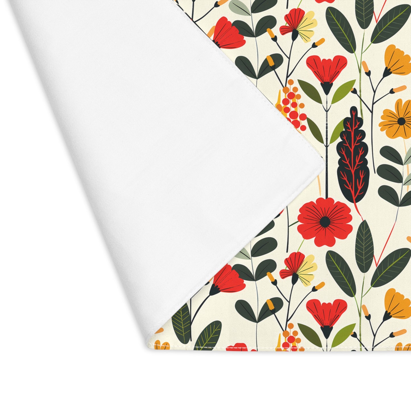 Autumn Bloom Delight Placemat - 18" x 14".