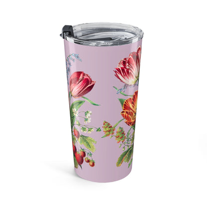 Vintage Tulip Trio Treasure Insulated Tumbler - 20 oz. Stainless Steel, Glossy Finish