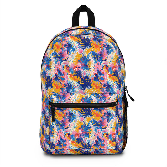 Splatter Blossom Backpack - Unleash Your Creative Side with the Splatter Blossom Backpack—Where Art Meets Function!