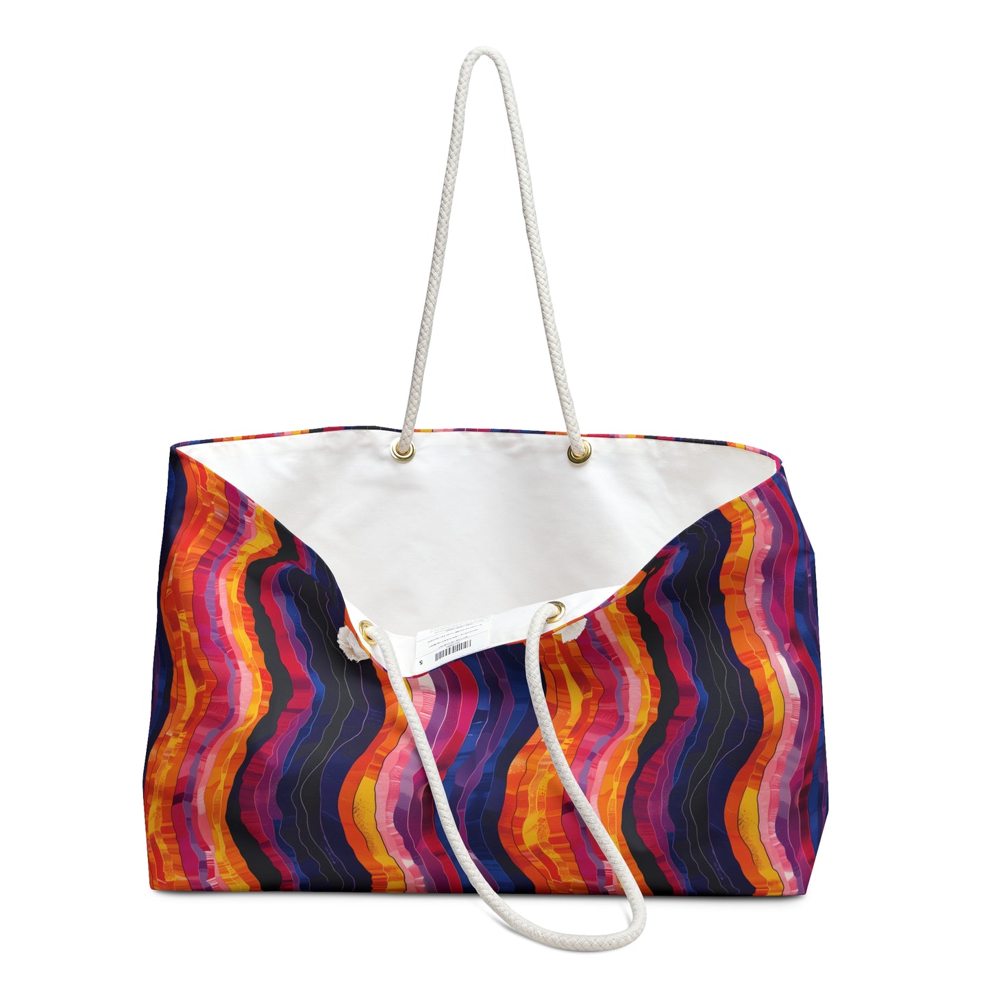 Desert Sunset Waves Weekender Bag - Ride the Desert Waves - Where Every Sunset is a Journey!