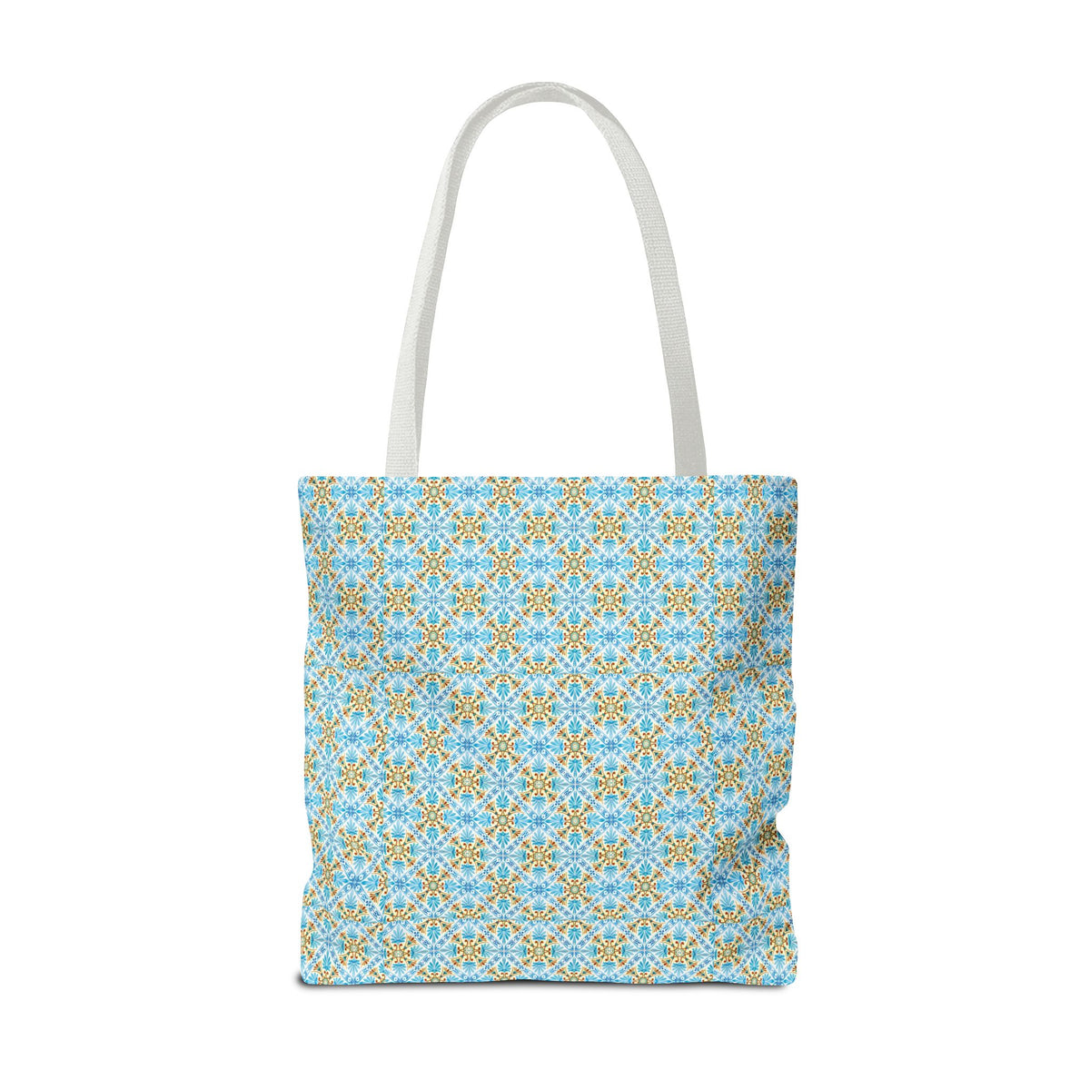 Mediterranean Mosaic Tote Bag - Cool, Calm, Collected - Carry Mediterranean Charm Everywhere! Available in 3 sizes.