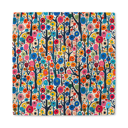 Poppy Forest cotton twill napkin