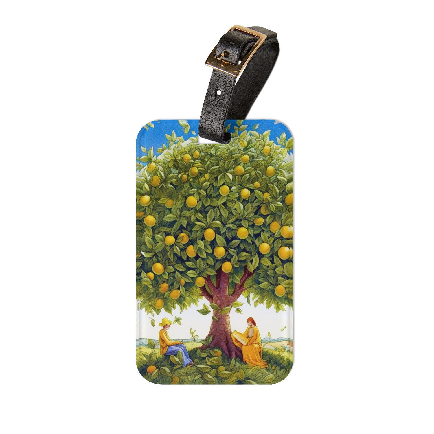 Lovely Lemon Tree Acrylic Luggage Tag - Brighten Your Travels with the Whimsical Charm of the Lovely Lemon Tree Acrylic Luggage Tag!
