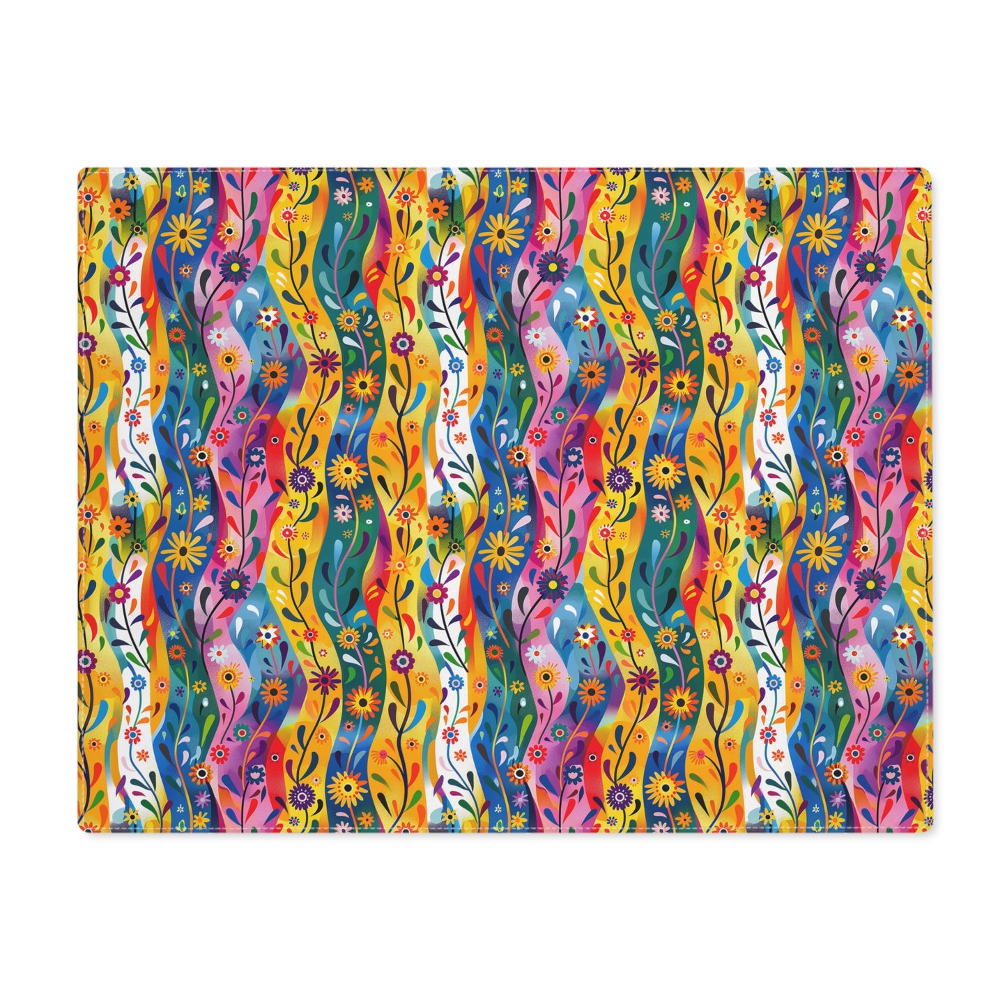 Floral Rhythms Placemat - 18" x 14".