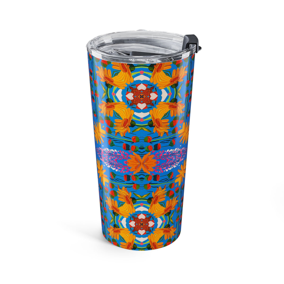 Blooming Mosaic Voyage Insulated Tumbler - 20 oz. Stainless Steel, Glossy Finish