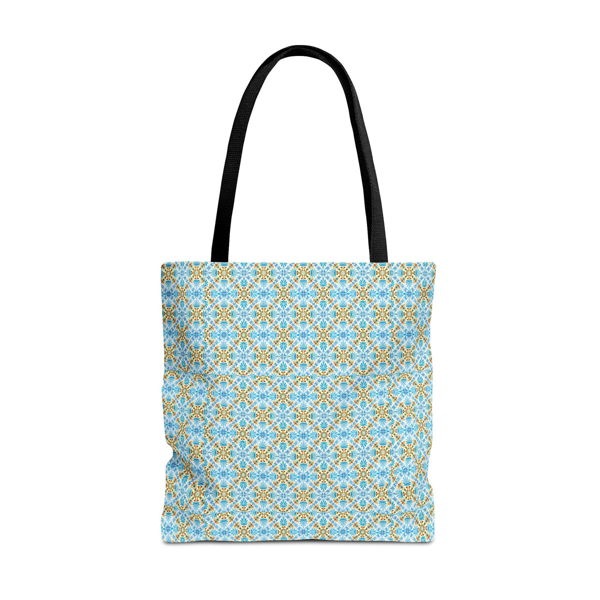 Mediterranean Mosaic Tote Bag - Cool, Calm, Collected - Carry Mediterranean Charm Everywhere! Available in 3 sizes.