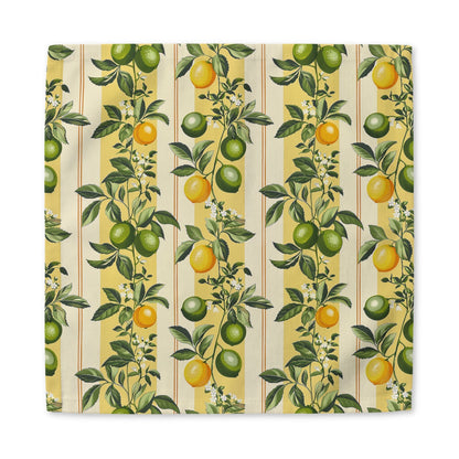 Lemony Lime cotton twill napkin