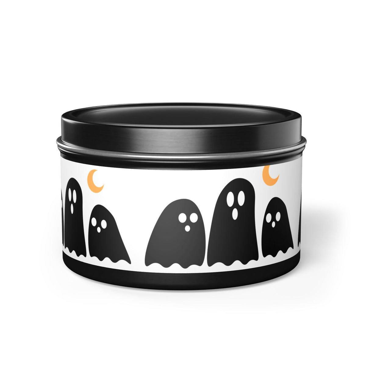 Spooky Specter Glow Tin Candle. Ghostly Glow To Go. Available in 2 sizes, 3 finishes, and 5 scents.