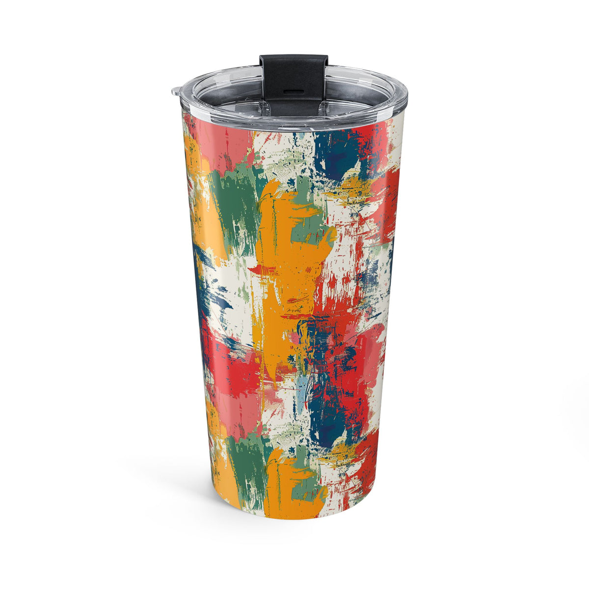 Paint Splash Palette Insulated Tumbler - 20 oz. Stainless Steel, Glossy Finish
