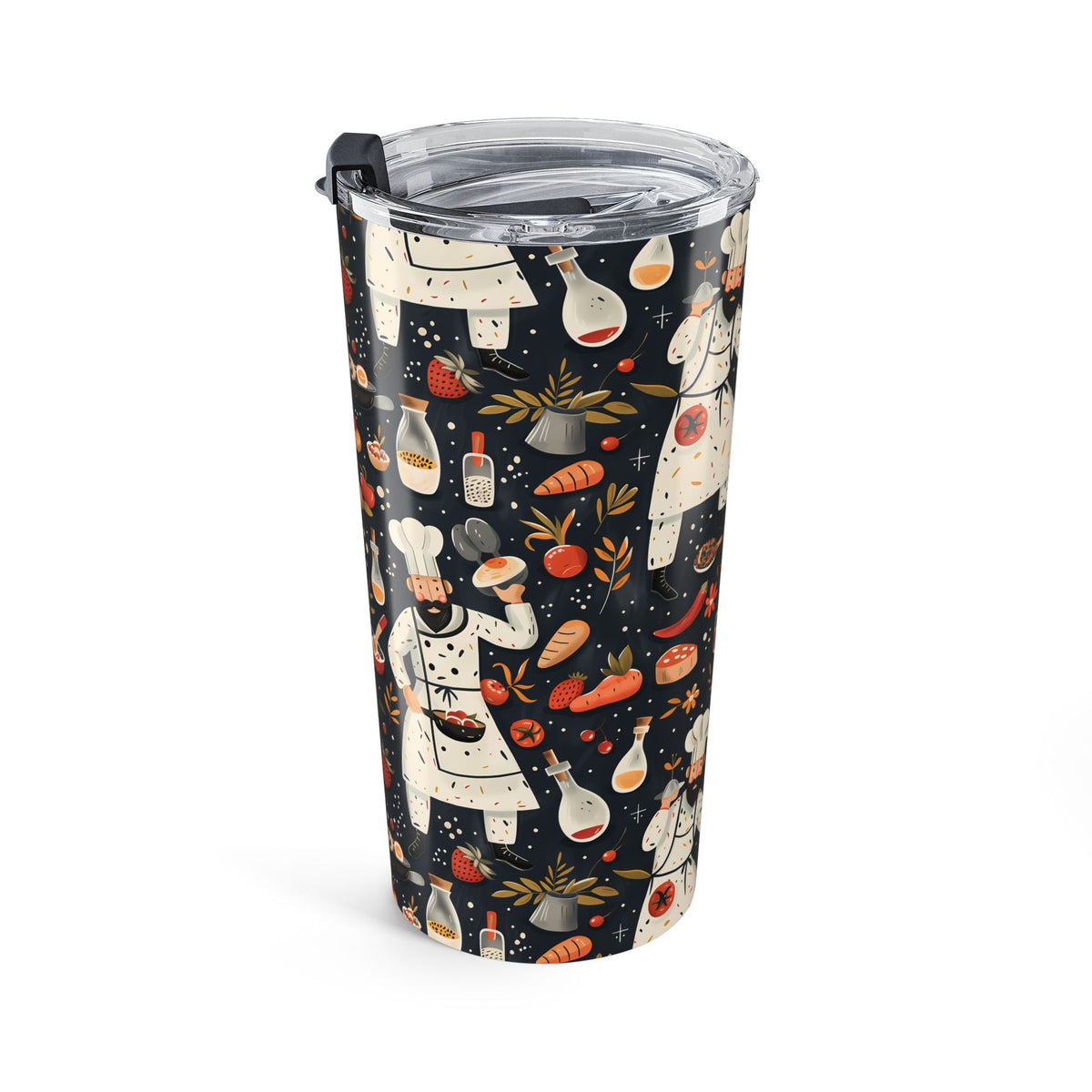 Chef's Delight Insulated Tumbler - 20 oz. Stainless Steel, Glossy Finish