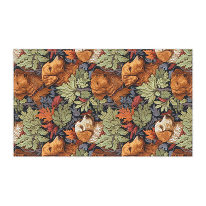 Classic English Dog Tapestry Kitchen Towel - Cotton Twill - 18" x 30"