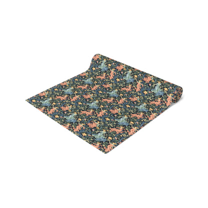 Dance of the Goddesses Table Runner - Cotton Twill - Available in 2 sizes: 16" x 72" and 16" x 90".