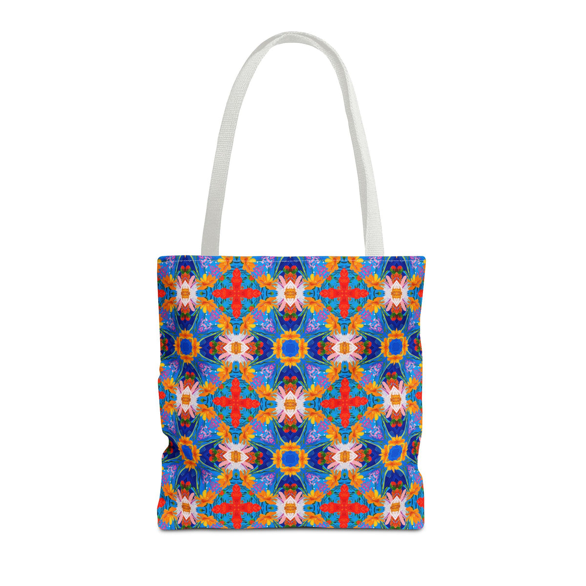 Floral Tapestry Wanderlust Tote Bag - Wander in Style with a Tapestry of Color! Available in 3 sizes.