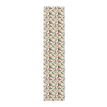 Autumn Bloom Delight Table Runner - Cotton Twill - Available in 2 sizes: 16" x 72" and 16" x 90".