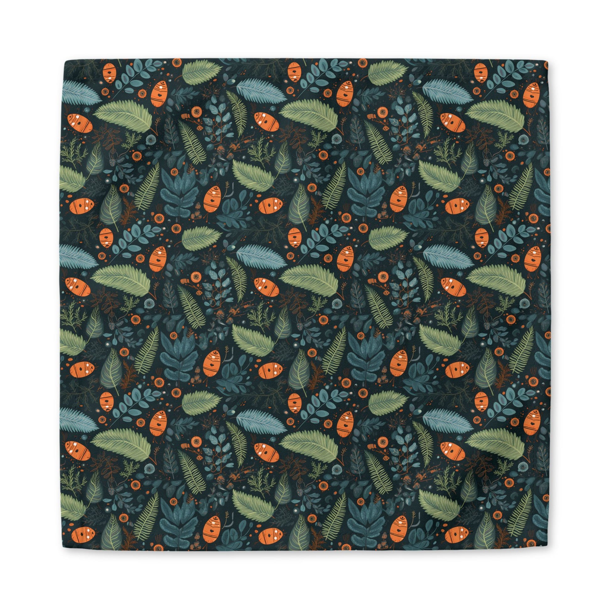 Mysterious Ferns cotton twill napkin