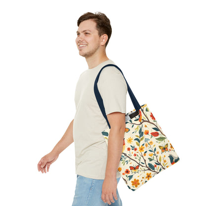 Tree Birds Tote Bag - Available in 3 sizes.