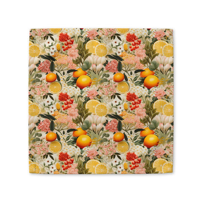 Old World Citrus Delight cotton twill napkin
