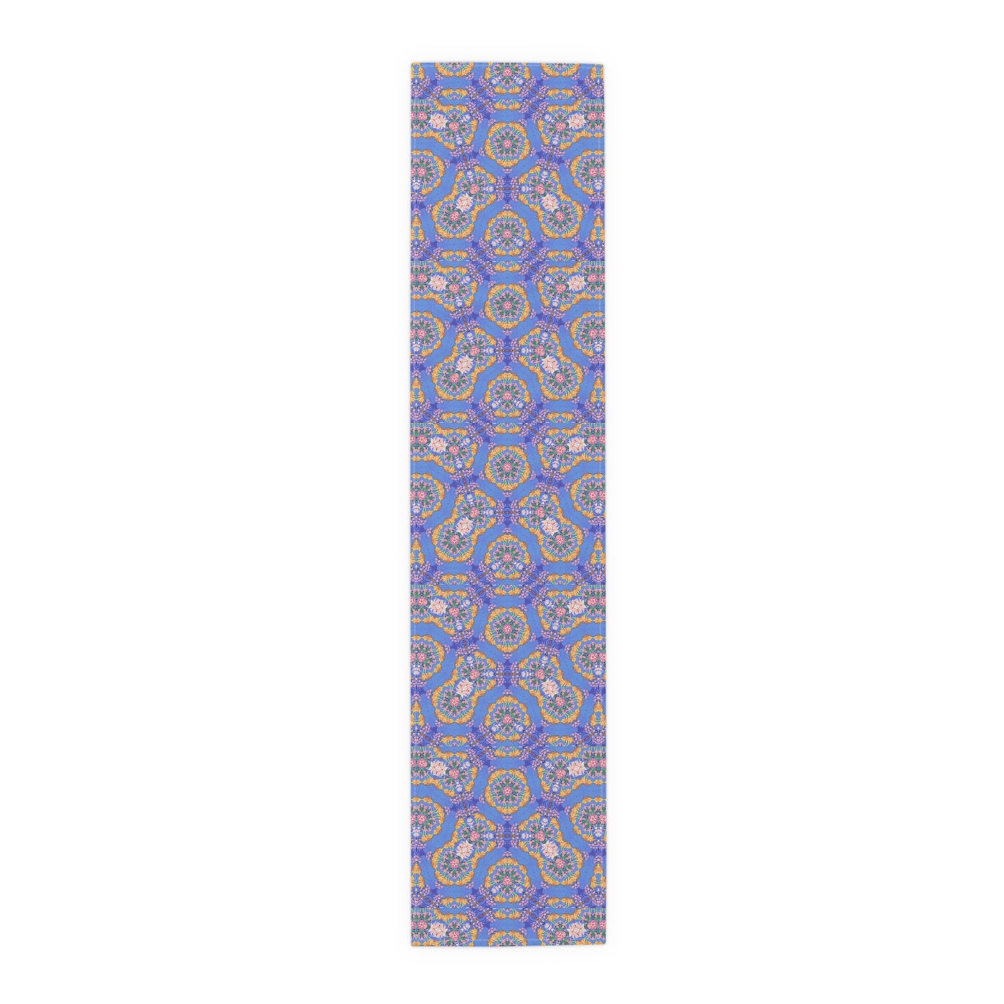 GeoPetals Table Runner - Cotton Twill - Available in 2 sizes: 16" x 72" and 16" x 90".