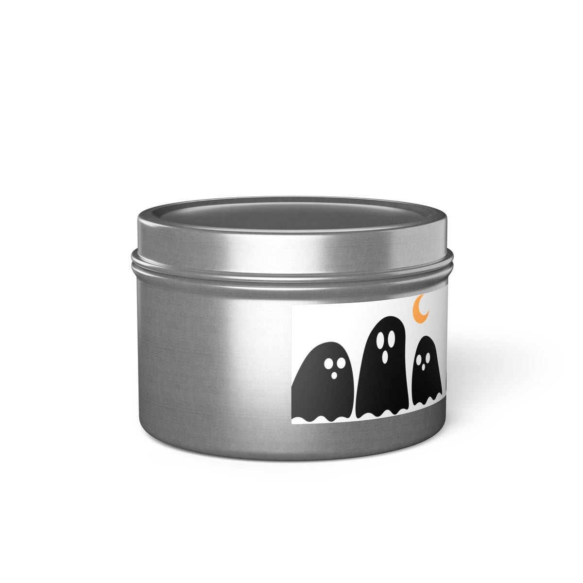 Spooky Specter Glow Tin Candle. Ghostly Glow To Go. Available in 2 sizes, 3 finishes, and 5 scents.