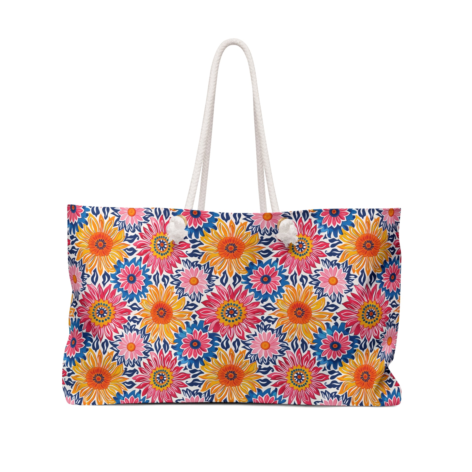 Sunsplash Petals Weekender Bag - Bloom in Color - Where Every Journey is a Burst of Sunshine!